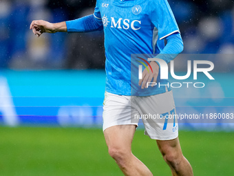 Khvicha Kvaratskhelia of SSC Napoli during the serie Serie A Enilive match between SSC Napoli and SS Lazio at Stadio Diego Armando Maradona...