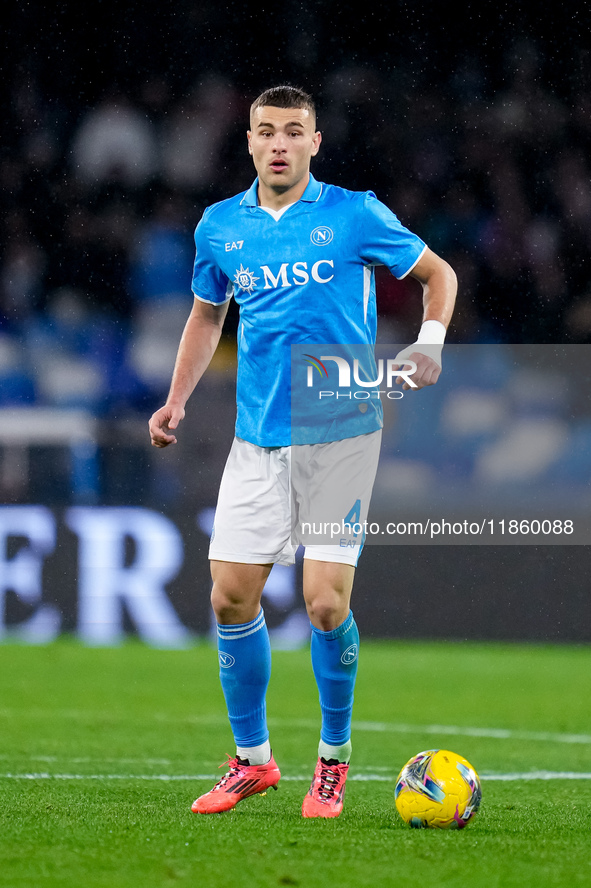 Alessandro Buongiorno of SSC Napoli during the serie Serie A Enilive match between SSC Napoli and SS Lazio at Stadio Diego Armando Maradona...