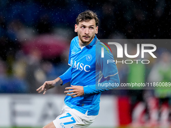 Khvicha Kvaratskhelia of SSC Napoli during the serie Serie A Enilive match between SSC Napoli and SS Lazio at Stadio Diego Armando Maradona...