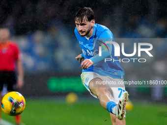 Khvicha Kvaratskhelia of SSC Napoli during the serie Serie A Enilive match between SSC Napoli and SS Lazio at Stadio Diego Armando Maradona...