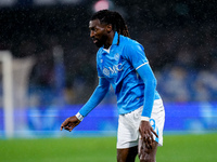 Andre-Frank Zambo Anguissa of SSC Napoli looks on during the serie Serie A Enilive match between SSC Napoli and SS Lazio at Stadio Diego Arm...