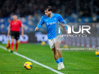 Khvicha Kvaratskhelia of SSC Napoli during the serie Serie A Enilive match between SSC Napoli and SS Lazio at Stadio Diego Armando Maradona...