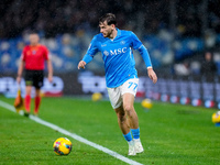 Khvicha Kvaratskhelia of SSC Napoli during the serie Serie A Enilive match between SSC Napoli and SS Lazio at Stadio Diego Armando Maradona...