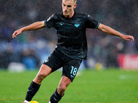 Gustav Isaksen of SS Lazio during the serie Serie A Enilive match between SSC Napoli and SS Lazio at Stadio Diego Armando Maradona on Decemb...