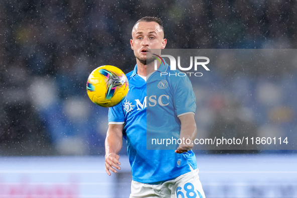 Stanislav Lobotka of SSC Napoli during the serie Serie A Enilive match between SSC Napoli and SS Lazio at Stadio Diego Armando Maradona on D...