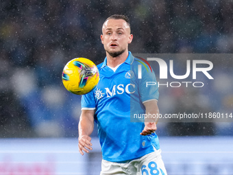 Stanislav Lobotka of SSC Napoli during the serie Serie A Enilive match between SSC Napoli and SS Lazio at Stadio Diego Armando Maradona on D...