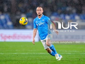 Stanislav Lobotka of SSC Napoli during the serie Serie A Enilive match between SSC Napoli and SS Lazio at Stadio Diego Armando Maradona on D...