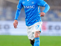 Mathias Olivera of SSC Napoli during the serie Serie A Enilive match between SSC Napoli and SS Lazio at Stadio Diego Armando Maradona on Dec...