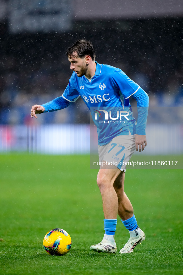 Khvicha Kvaratskhelia of SSC Napoli during the serie Serie A Enilive match between SSC Napoli and SS Lazio at Stadio Diego Armando Maradona...