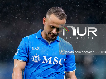 Stanislav Lobotka of SSC Napoli looks dejected during the serie Serie A Enilive match between SSC Napoli and SS Lazio at Stadio Diego Armand...