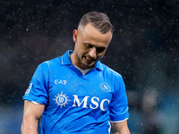 Stanislav Lobotka of SSC Napoli looks dejected during the serie Serie A Enilive match between SSC Napoli and SS Lazio at Stadio Diego Armand...