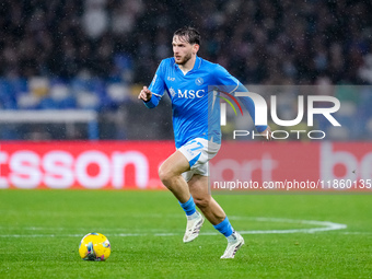 Khvicha Kvaratskhelia of SSC Napoli during the serie Serie A Enilive match between SSC Napoli and SS Lazio at Stadio Diego Armando Maradona...