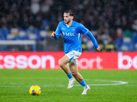 Khvicha Kvaratskhelia of SSC Napoli during the serie Serie A Enilive match between SSC Napoli and SS Lazio at Stadio Diego Armando Maradona...