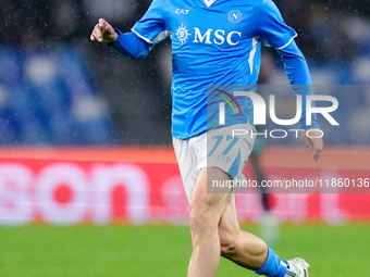 Khvicha Kvaratskhelia of SSC Napoli during the serie Serie A Enilive match between SSC Napoli and SS Lazio at Stadio Diego Armando Maradona...