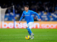 Mathias Olivera of SSC Napoli during the serie Serie A Enilive match between SSC Napoli and SS Lazio at Stadio Diego Armando Maradona on Dec...