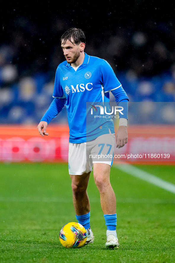 Khvicha Kvaratskhelia of SSC Napoli during the serie Serie A Enilive match between SSC Napoli and SS Lazio at Stadio Diego Armando Maradona...