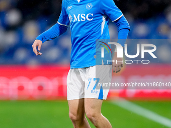 Khvicha Kvaratskhelia of SSC Napoli during the serie Serie A Enilive match between SSC Napoli and SS Lazio at Stadio Diego Armando Maradona...