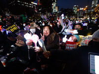 Thousands of citizens gather across from the National Assembly to call for the impeachment of President Yoon Suk-yeol in Seoul, South Korea,...