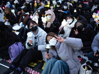 Thousands of citizens gather across from the National Assembly to call for the impeachment of President Yoon Suk-yeol in Seoul, South Korea,...