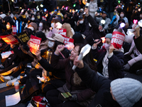 Thousands of citizens gather across from the National Assembly to call for the impeachment of President Yoon Suk-yeol in Seoul, South Korea,...