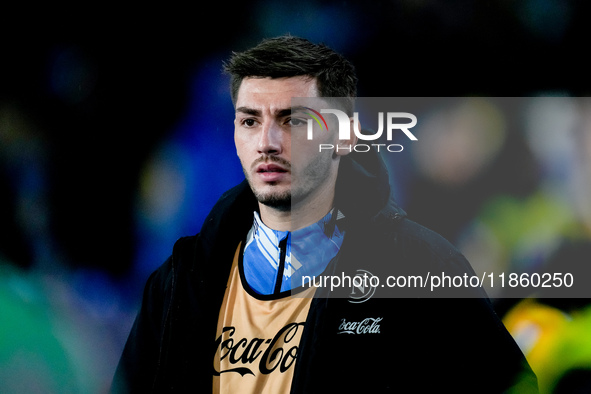 Billy Gilmour of SSC Napoli looks on during the serie Serie A Enilive match between SSC Napoli and SS Lazio at Stadio Diego Armando Maradona...