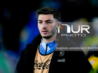 Billy Gilmour of SSC Napoli looks on during the serie Serie A Enilive match between SSC Napoli and SS Lazio at Stadio Diego Armando Maradona...