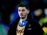 Billy Gilmour of SSC Napoli looks on during the serie Serie A Enilive match between SSC Napoli and SS Lazio at Stadio Diego Armando Maradona...