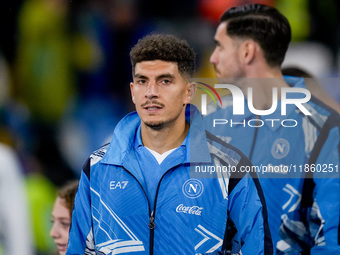 Giovanni Di Lorenzo of SSC Napoli looks on during the serie Serie A Enilive match between SSC Napoli and SS Lazio at Stadio Diego Armando Ma...