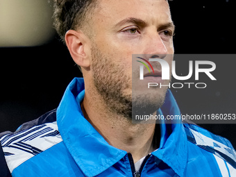 Amir Rrahmani of SSC Napoli looks on during the serie Serie A Enilive match between SSC Napoli and SS Lazio at Stadio Diego Armando Maradona...