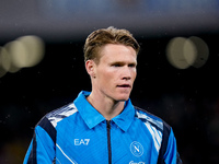 Scott McTominay of SSC Napoli looks on during the serie Serie A Enilive match between SSC Napoli and SS Lazio at Stadio Diego Armando Marado...