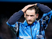 Khvicha Kvaratskhelia of SSC Napoli looks on during the serie Serie A Enilive match between SSC Napoli and SS Lazio at Stadio Diego Armando...