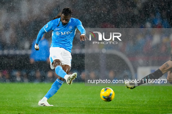 Andre-Frank Zambo Anguissa of SSC Napoli during the serie Serie A Enilive match between SSC Napoli and SS Lazio at Stadio Diego Armando Mara...