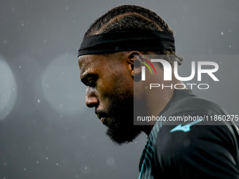 Nuno Tavares of SS Lazio looks on during the serie Serie A Enilive match between SSC Napoli and SS Lazio at Stadio Diego Armando Maradona on...