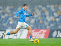 Khvicha Kvaratskhelia of SSC Napoli during the serie Serie A Enilive match between SSC Napoli and SS Lazio at Stadio Diego Armando Maradona...