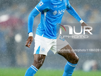 Andre-Frank Zambo Anguissa of SSC Napoli during the serie Serie A Enilive match between SSC Napoli and SS Lazio at Stadio Diego Armando Mara...