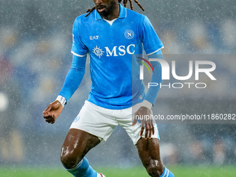 Andre-Frank Zambo Anguissa of SSC Napoli during the serie Serie A Enilive match between SSC Napoli and SS Lazio at Stadio Diego Armando Mara...