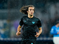 Matteo Guendouzi of SS Lazio looks on during the serie Serie A Enilive match between SSC Napoli and SS Lazio at Stadio Diego Armando Maradon...