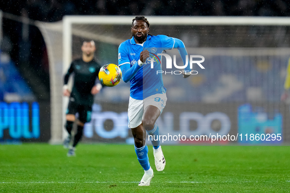 Andre-Frank Zambo Anguissa of SSC Napoli during the serie Serie A Enilive match between SSC Napoli and SS Lazio at Stadio Diego Armando Mara...