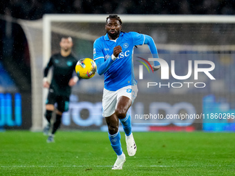 Andre-Frank Zambo Anguissa of SSC Napoli during the serie Serie A Enilive match between SSC Napoli and SS Lazio at Stadio Diego Armando Mara...