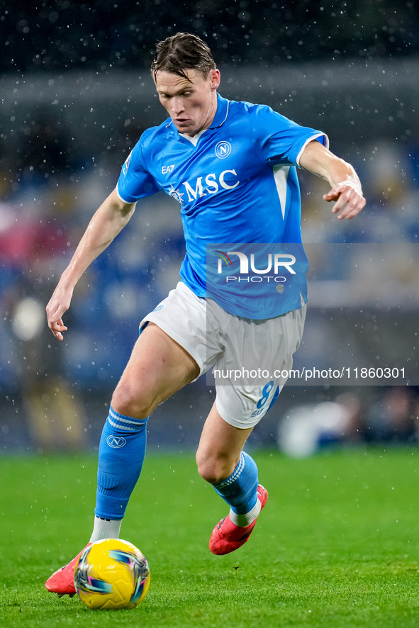 Scott McTominay of SSC Napoli during the serie Serie A Enilive match between SSC Napoli and SS Lazio at Stadio Diego Armando Maradona on Dec...