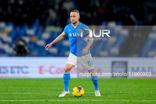 Stanislav Lobotka of SSC Napoli during the serie Serie A Enilive match between SSC Napoli and SS Lazio at Stadio Diego Armando Maradona on D...