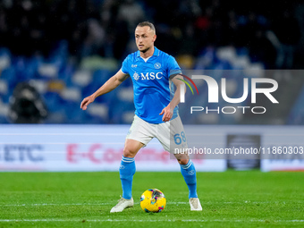 Stanislav Lobotka of SSC Napoli during the serie Serie A Enilive match between SSC Napoli and SS Lazio at Stadio Diego Armando Maradona on D...