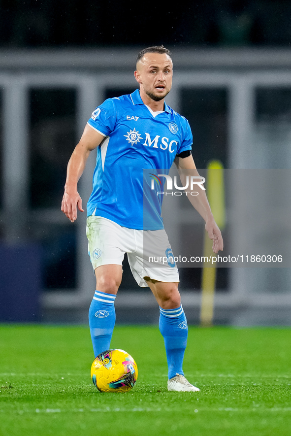 Stanislav Lobotka of SSC Napoli during the serie Serie A Enilive match between SSC Napoli and SS Lazio at Stadio Diego Armando Maradona on D...