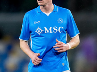 Scott McTominay of SSC Napoli looks on during the serie Serie A Enilive match between SSC Napoli and SS Lazio at Stadio Diego Armando Marado...