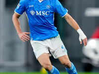 Alessandro Buongiorno of SSC Napoli during the serie Serie A Enilive match between SSC Napoli and SS Lazio at Stadio Diego Armando Maradona...