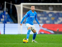 Amir Rrahmani of SSC Napoli during the serie Serie A Enilive match between SSC Napoli and SS Lazio at Stadio Diego Armando Maradona on Decem...