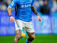 Matteo Politano of SSC Napoli during the serie Serie A Enilive match between SSC Napoli and SS Lazio at Stadio Diego Armando Maradona on Dec...