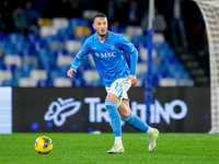 Amir Rrahmani of SSC Napoli during the serie Serie A Enilive match between SSC Napoli and SS Lazio at Stadio Diego Armando Maradona on Decem...