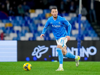 Amir Rrahmani of SSC Napoli during the serie Serie A Enilive match between SSC Napoli and SS Lazio at Stadio Diego Armando Maradona on Decem...