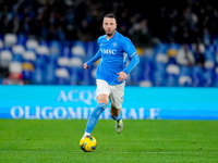 Amir Rrahmani of SSC Napoli during the serie Serie A Enilive match between SSC Napoli and SS Lazio at Stadio Diego Armando Maradona on Decem...